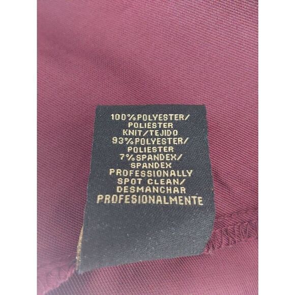 Ignite Evenings Formal Sz 18 Missy Burgundy Floral Black Velour - Picture 10 of 12